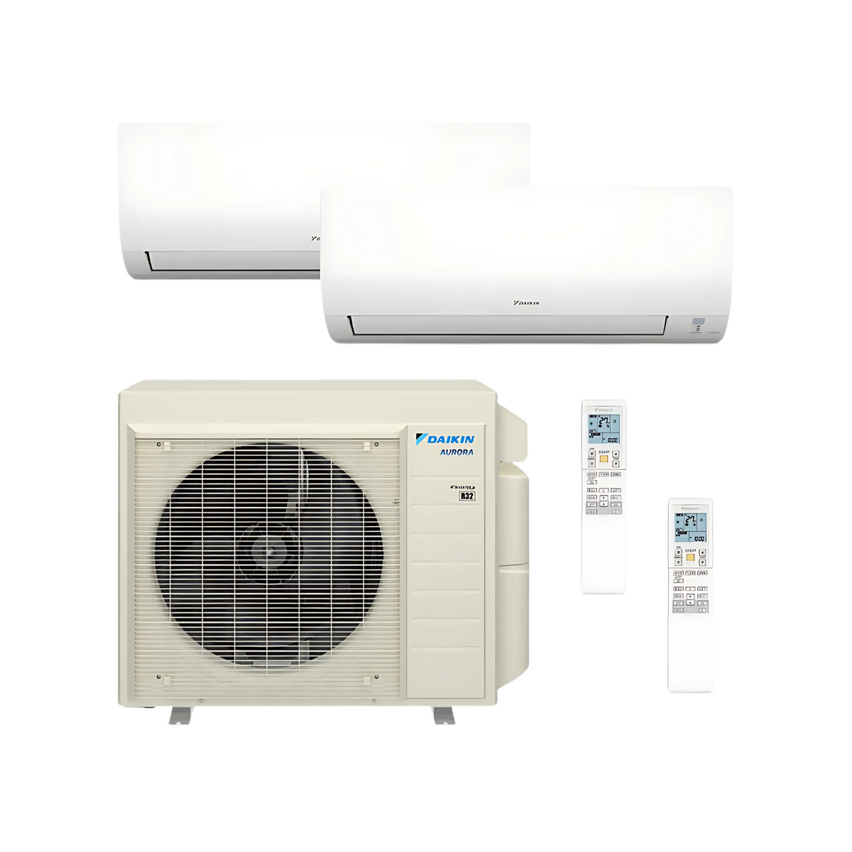 Mini Split Dual Rack System 2 Zone Mini Split Systems | Dual Zone Ductless HVAC