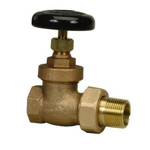 PROFLO 3/4" Bronze Radiator Valve Straight 15 PSI PF435F
