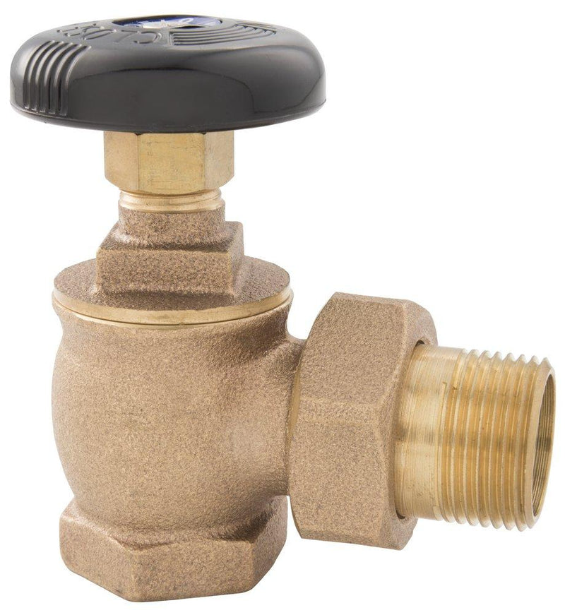 PROFLO 1" Bronze Radiator Valve Angle 15 PSI PF431G