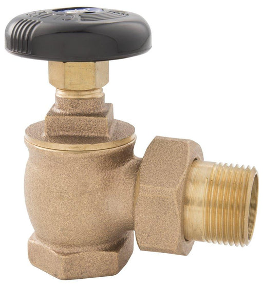 PROFLO 1" Bronze Radiator Valve Angle 15 PSI PF431G