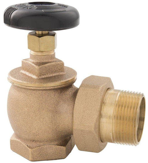 PROFLO 1-1/4" Bronze Radiator Valve Angle 15 PSI PF431H