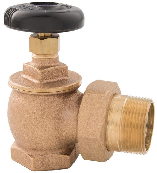 PROFLO 1-1/2" Bronze Radiator Valve Angle 15 PSI PF431J