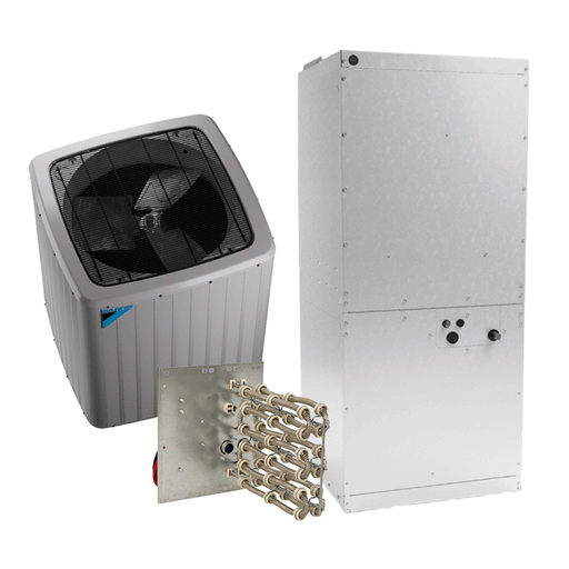 Daikin Bundle - Air Conditioner Condenser, Air Handler, and Electric Coil Heater