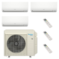 Daikin 36,000 BTU 20 SEER2 Mini Split Heat Pump System 3 Zone 9 +15 +24 R32