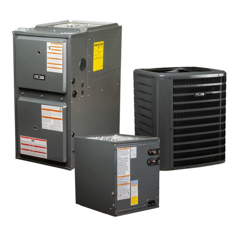 ACiQ 2 Ton 14.5 SEER2 AC Furnace System 40,000 BTU 92% Vertical 14"W R32