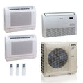 ACiQ 36K BTU 23 SEER2 3-Zone Floor Mount Mini Split R454B 230V 12+12+18