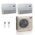 ACiQ 36K BTU 23 SEER2 2-Zone Floor Mount Mini Split R454B 230 Volts 18+24