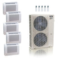 ACiQ 48,000 BTU 23 SEER2 Floor Mount Mini Split System 5-Zone R454B 12+12+12+12+12