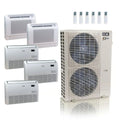 ACiQ 55,000 BTU 22.2 SEER2 Floor Mount Mini Split System 5-Zone R454B 9+9+18+18+18