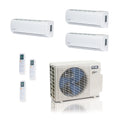 ACiQ 27,000 BTU 23 SEER2 Extreme Mini Split System Wall Mount 3-Zone 6+6+24