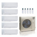 ACiQ 36,000 BTU 23 SEER2 5-Zone Wall Mount Mini Split R454B 230V 6+6+6+6+12