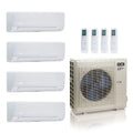 ACiQ 36,000 BTU 23 SEER2 4-Zone Wall Mount Mini Split R454B 230V 6+12+12+18