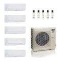 ACiQ 36K BTU 23 SEER2 Extreme 5-Zone Mini Split System R454B 230 9+9+9+9+12