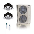 ACiQ 48K BTU 23 SEER2 Extreme 2-Zone Mini Split Ceiling Cassette 230V 24+24