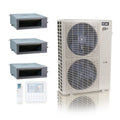 ACiQ 55K BTU 20 SEER2 3-Zone Concealed Duct Mini Split R454B 230V 9+12+24