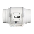 ACiQ 10" Mixed Flow Inline Duct Fan 706/912 CFM 2-Speed White Ventilation