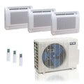 ACiQ 27,000 BTU 25 SEER2 3-Zone Floor Mount Mini Split R454B 230V 9+9+9