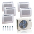 ACiQ 36,000 BTU 24 SEER2 5-Zone Floor Mount Mini Split R454B 230 9+9+9+9+12