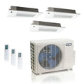 ACiQ 36K BTU 24 SEER2 3-Zone Slim Ceiling Cassette Mini Split R454B 6+9+12