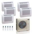 ACiQ 48,000 BTU 24 SEER2 5-Zone Floor Mount Mini Split R454B 230V 9+9+9+12+12