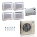 ACiQ 48,000 BTU 24 SEER2 5-Zone Floor Mount Mini Split R454B 230V 9+9+9+9+18