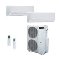 ACiQ 48,000 BTU 24 SEER2 2-Zone Wall Mount Mini Split R454B 230 Volts 12+24