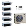 ACiQ 55K BTU 18 SEER2 5-Zone Concealed Duct Mini Split System 230 9+9+9+9+9