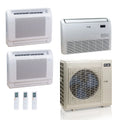 ACiQ 55K BTU 22 SEER2 3-Zone Floor Mount Mini Split R454B 230V 9+9+24