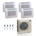 ACiQ 55K BTU 22 SEER2 4-Zone Floor Mount Mini Split R454B 230V 9+12+12+12
