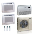 ACiQ 55K BTU 22 SEER2 3-Zone Floor Mount Mini Split R454B 230V 9+18+24