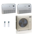 ACiQ 55K BTU 22 SEER2 2-Zone Floor Mount Mini Split R454B 230 Volts 24+24