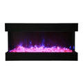 Amantii 40" Electric Fireplace TRV XL Deep 3-Sided Indoor/Outdoor