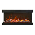 Amantii Tru View Extra Tall Lumina 88" 3-Sided Smart Electric Fireplace