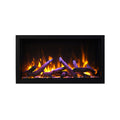 Amantii Panorama 40" BI Deep XT Built In Electric Fireplace With Black Surround