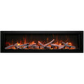 Amantii Panorama 88" BI Deep XT Built In Electric Fireplace With Black Surround