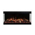 Amantii 48" Smart Electric Fireplace Fire & Ice LumaForest Built-In 3-Sided