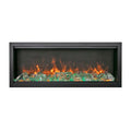 Amantii 100" Electric Fireplace Sym-XTall Bespoke With Smart Heater Control