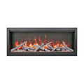 Amantii 74" Electric Fireplace Symmetry Extra Tall Lumina Indoor/Outdoor