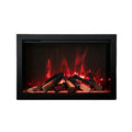 Amantii Traditional Bespoke 30" Electric Fireplace Insert Realistic Flame