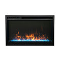 Amantii 33" Electric Fireplace Xtra Slim With Smart Heater Control Remote WiFi