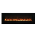 Amantii 50" Electric Fireplace Wall Mount/Flush Mount With Two Stage Heater