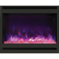 Amantii 31" Zero Clearance Electric Fireplace With 6 Piece Log Set
