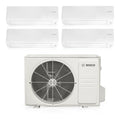 Bosch 36K BTU 21.2 SEER2 Gen 4 Wall Mount Mini Split 4-Zone Max Performance 25 ft Lineset 230V R454B 9+9+9+9