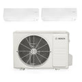 Bosch 27K BTU 23 SEER2 Gen 4 Wall Mount Mini Split 2-Zone Max Performance No Lineset 230V R454B 12+12