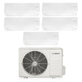 Bosch 36K BTU 24 SEER2 Gen 4 Wall Mount Mini Split 5-Zone Regular No Lineset 230V R454B 9+9+9+9+12