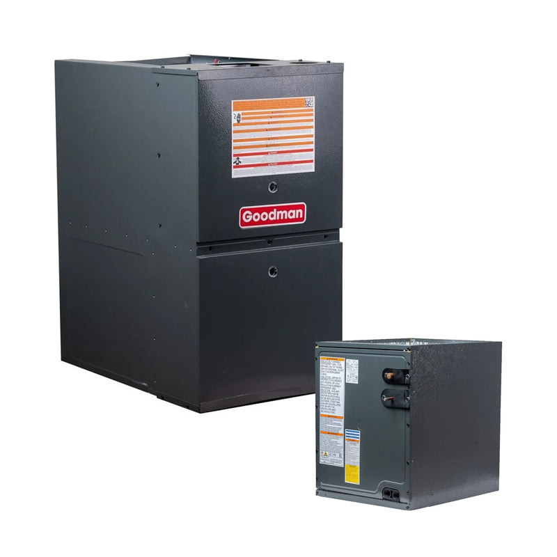 Goodman Power Box Goodman 2 Ton 80% AFUE 40,000 BTU Furnace and Coil System - Downflow