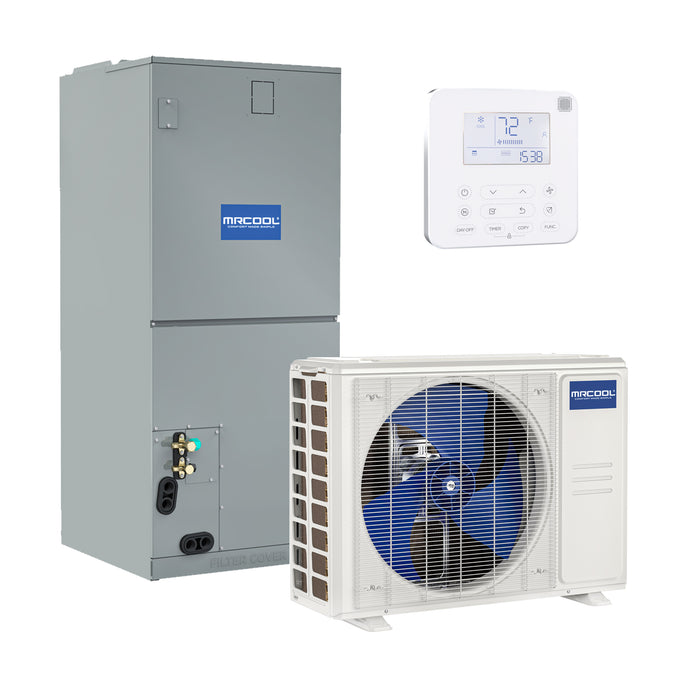 MRCOOL 3 Ton Ducted Central Split Heat Pump System 17.4 SEER2 Hyper Heat 2nd Gen R454B