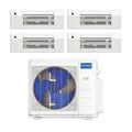 MRCOOL 27K BTU 23 SEER2 DIY 5th Gen Mini Split System Ceiling Cassette 4-Zone 6+6+6+6