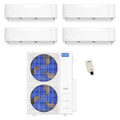 MRCOOL 48K BTU 21.8 SEER2 Wall Mounted Mini Split System DIY 5th Gen 4-Zone 12+12+12+12