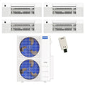 MRCOOL 55K BTU 22 SEER2 DIY 5th Gen Mini Split System Ceiling Cassette 4-Zone 6+6+6+6